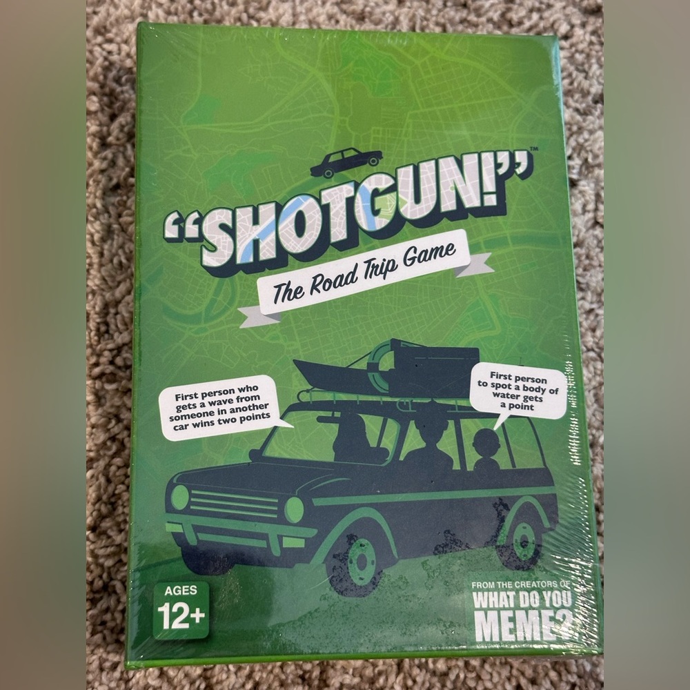 “Shotgun” Roadtrip Card Game